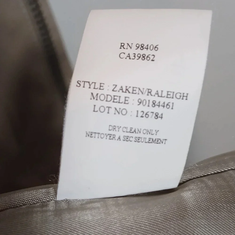 Theory Men’s Tan Zaken Raleigh Safari Jacket in tan size Large